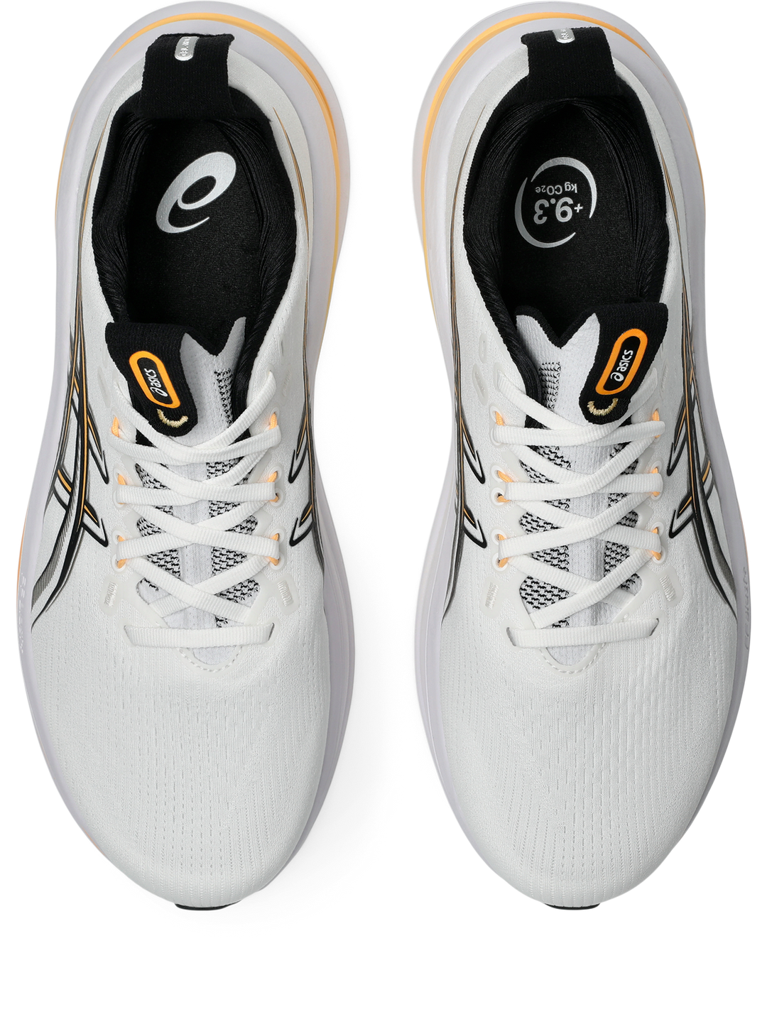Asics Mens Gel Nimbus 28 Ignite - White/Stadium Orange - Neutral - AW26