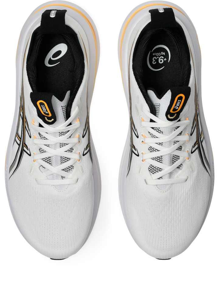 Asics Mens Gel Nimbus 28 Ignite - White/Stadium Orange - Neutral - AW26