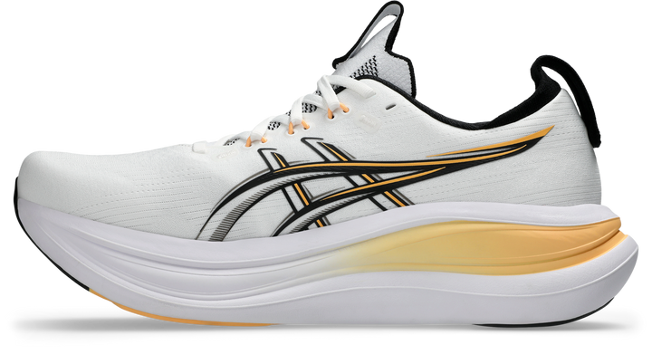 Asics Mens Gel Nimbus 28 Ignite - White/Stadium Orange - Neutral - AW26