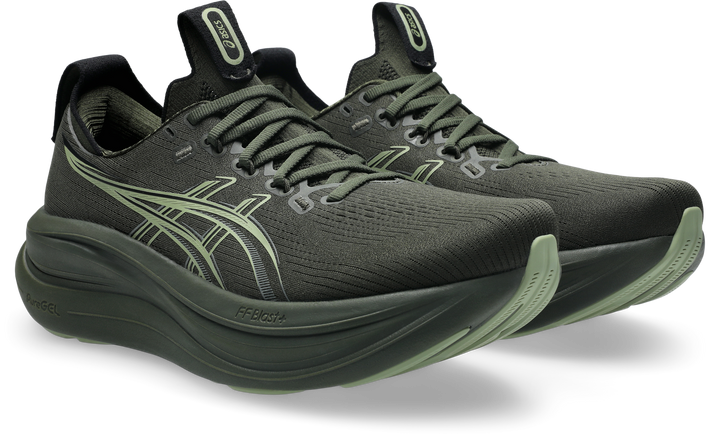 Asics Mens Gel Nimbus 28 - Vintage Khaki/Khaki Green - Neutral - AW26