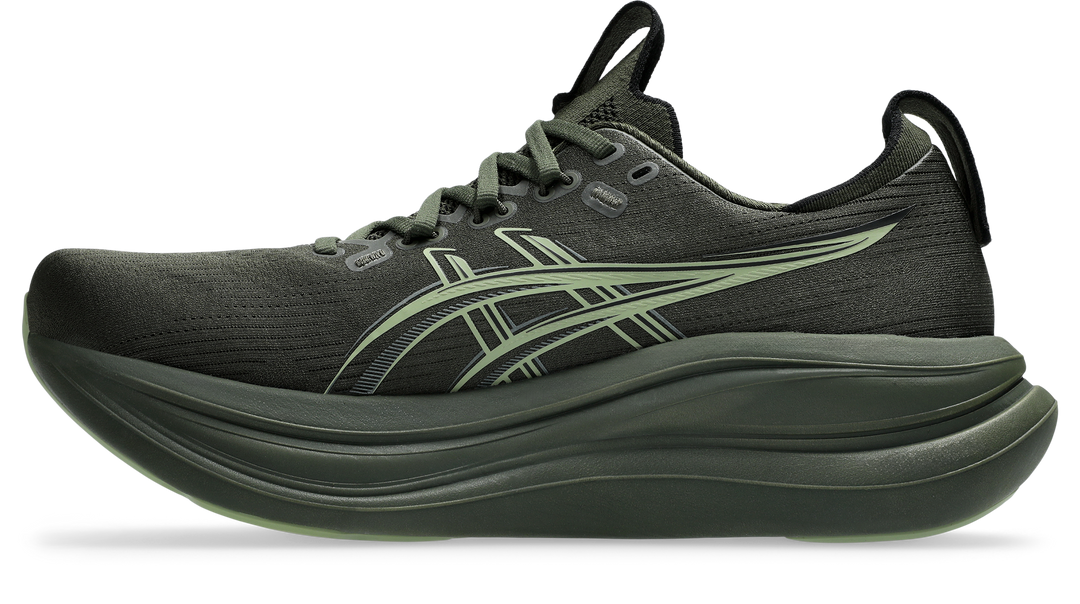 Asics Mens Gel Nimbus 28 - Vintage Khaki/Khaki Green - Neutral - AW26