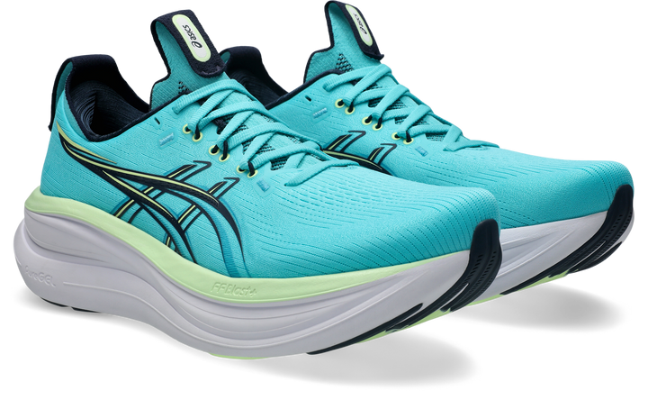 Asics Mens Gel Nimbus 28 - Energy Aqua/Midnight - Neutral - AW26