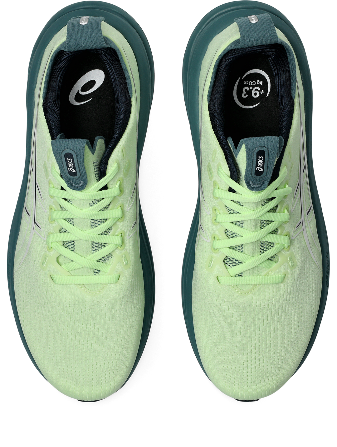 Asics Mens Gel Nimbus 28 - Illuminate Yellow/Foggy Teal - Neutral - AW26