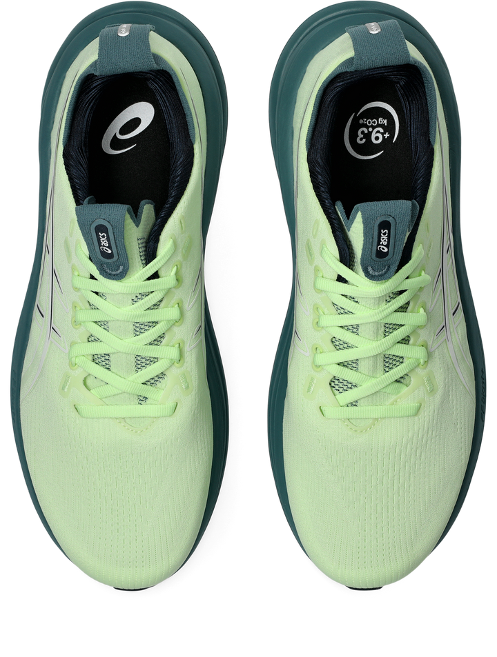 Asics Mens Gel Nimbus 28 - Illuminate Yellow/Foggy Teal - Neutral - AW26