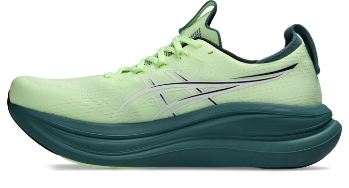 Asics Mens Gel Nimbus 28 - Illuminate Yellow/Foggy Teal - Neutral - AW26