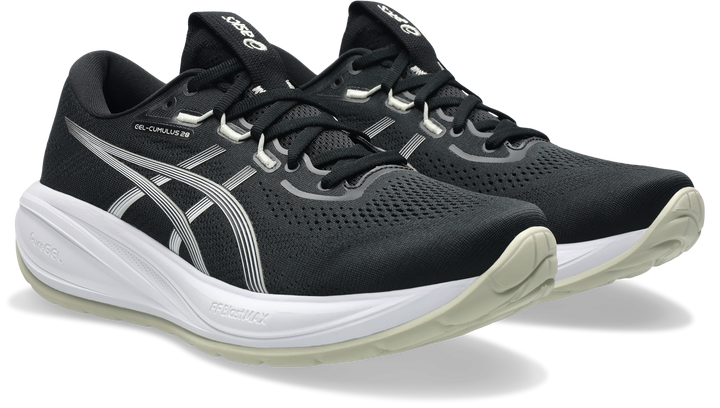 Asics Mens Gel Cumulus 28 - Black/White - Neutral - SS26