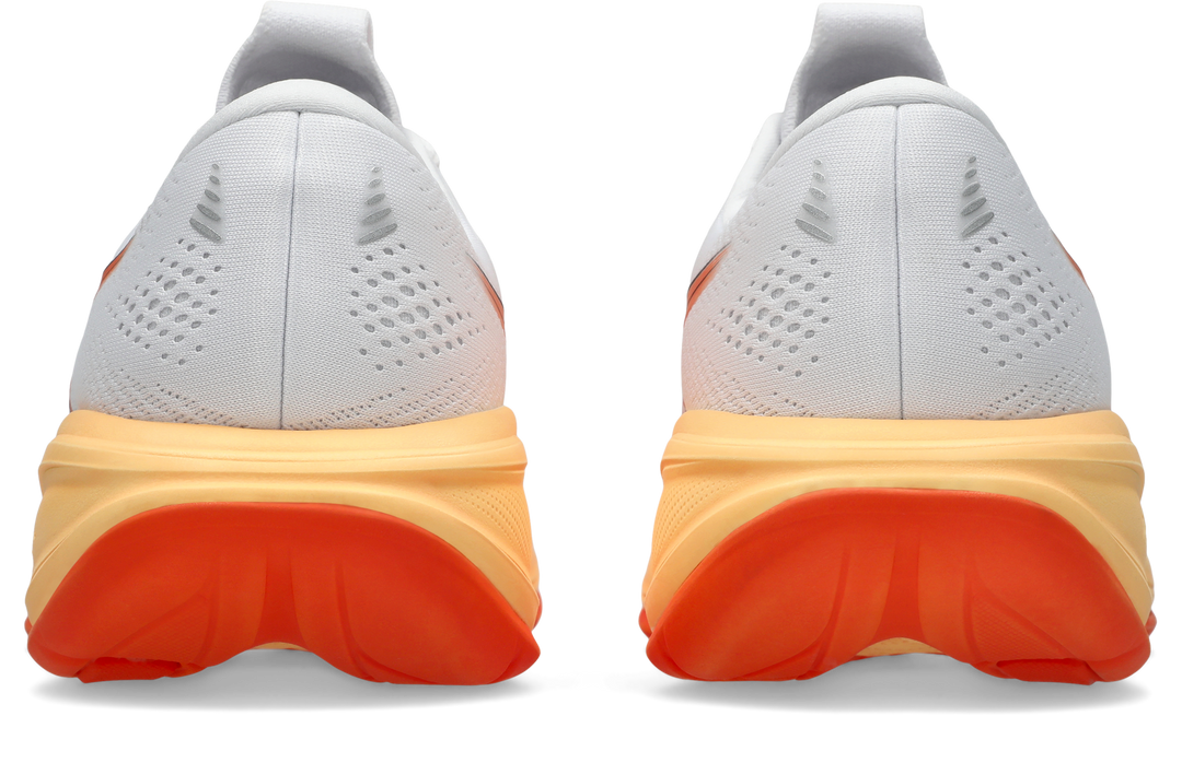 Asics Mens Gel Cumulus 28 Ignite - White/Energy Orange - Neutral - AW26