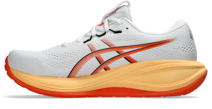 Asics Mens Gel Cumulus 28 Ignite - White/Energy Orange - Neutral - AW26