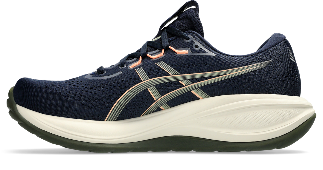 Asics Mens Gel Cumulus 28 - Midnight/Khaki Green - Neutral - AW26