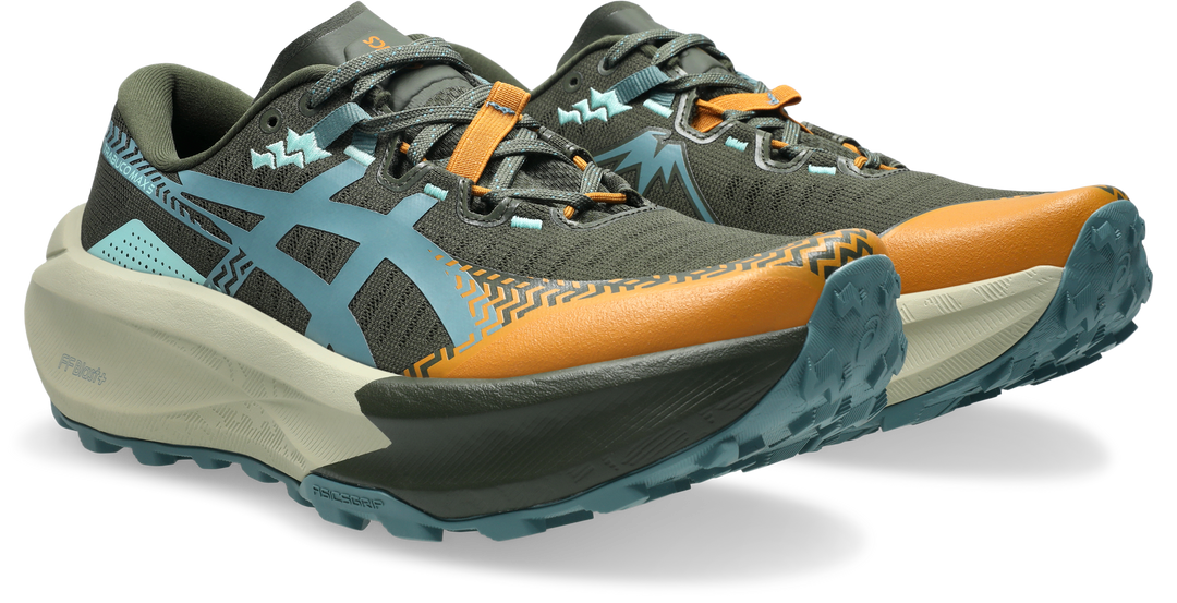 Asics Mens Trabuco Max 5 - Vintage Khaki/Foggy Teal - Trail - AW26