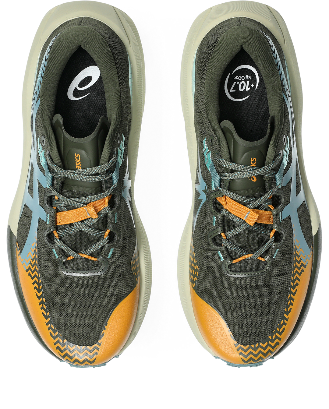 Asics Mens Trabuco Max 5 - Vintage Khaki/Foggy Teal - Trail - AW26