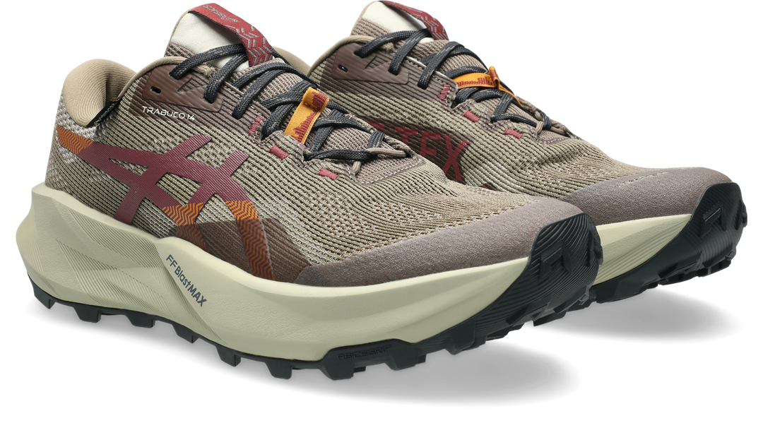 Asics Mens Trabuco 14 GTX - Taupe Grey/Oatmeal - Trail - AW26