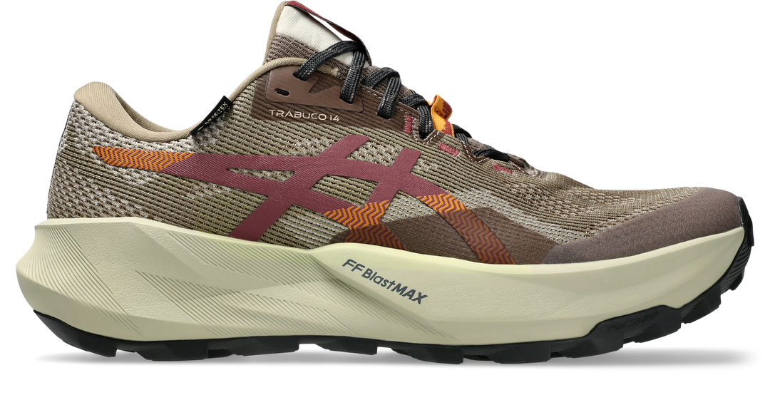 Asics Mens Trabuco 14 GTX - Taupe Grey/Oatmeal - Trail - AW26