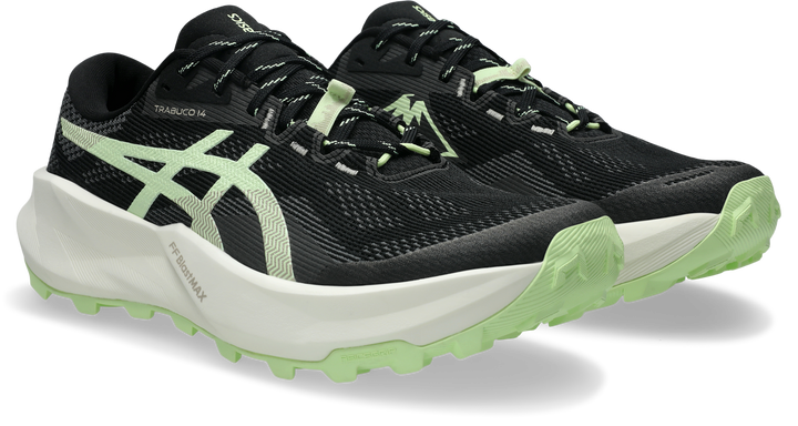 Asics Mens Trabuco 14 - Black/Illuminate Yellow - Trail - AW26