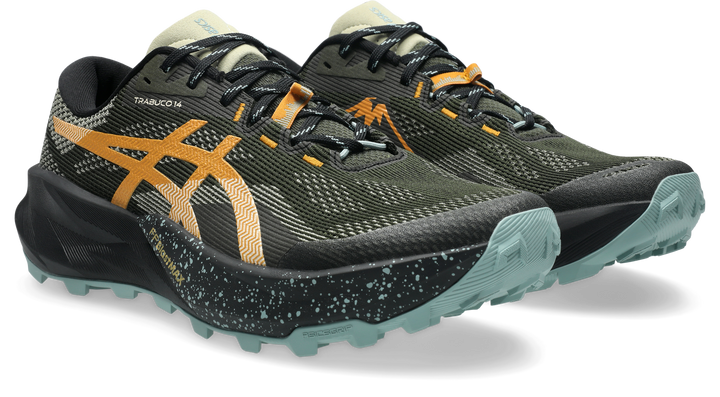 Asics Mens Trabuco 14 - Vintage Khaki/Black - Trail - AW26