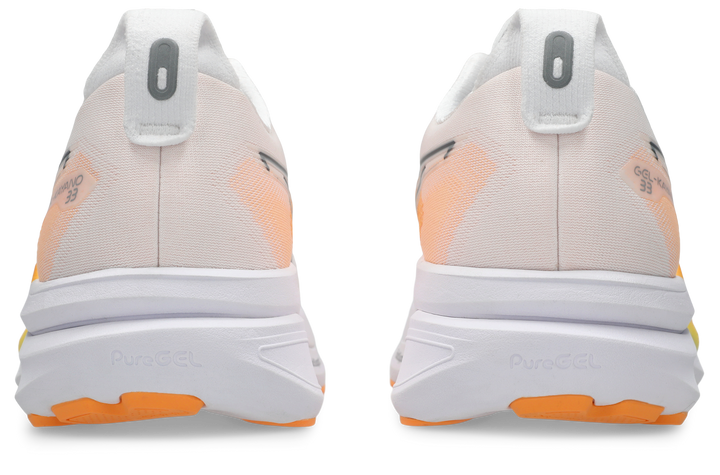 Asics Mens Gel Kayano 33 Ignite - White/Stadium Orange - Stability - AW26