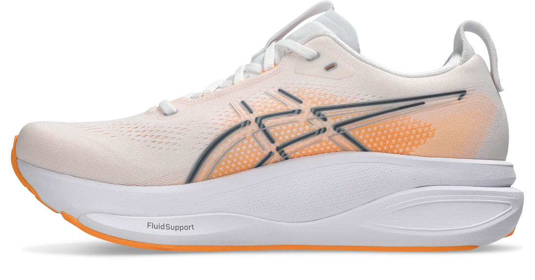 Asics Mens Gel Kayano 33 Ignite - White/Stadium Orange - Stability - AW26