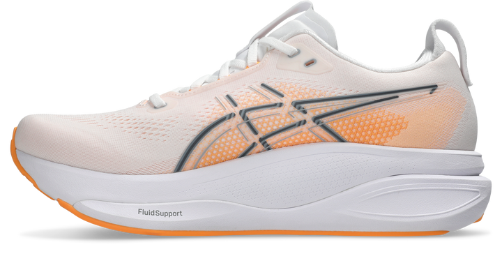 Asics Mens Gel Kayano 33 Ignite - White/Stadium Orange - Stability - AW26