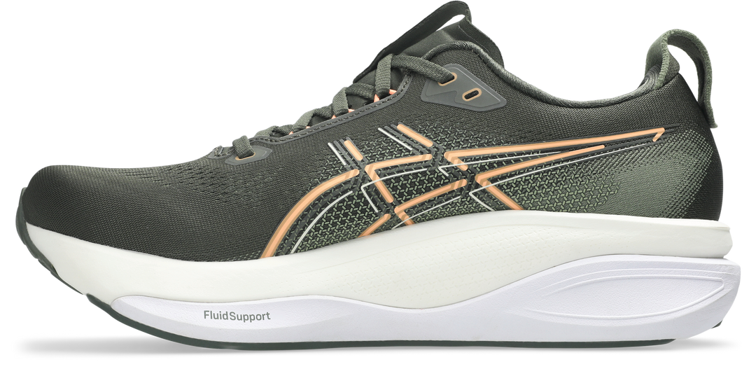 Asics Mens Gel Kayano 33  - Vintage Khaki/Bright Sunstone - Stability - AW26