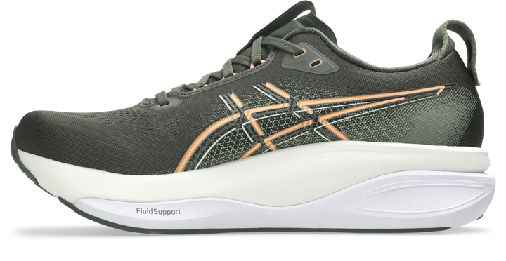 Asics Mens Gel Kayano 33  - Vintage Khaki/Bright Sunstone - Stability - AW26