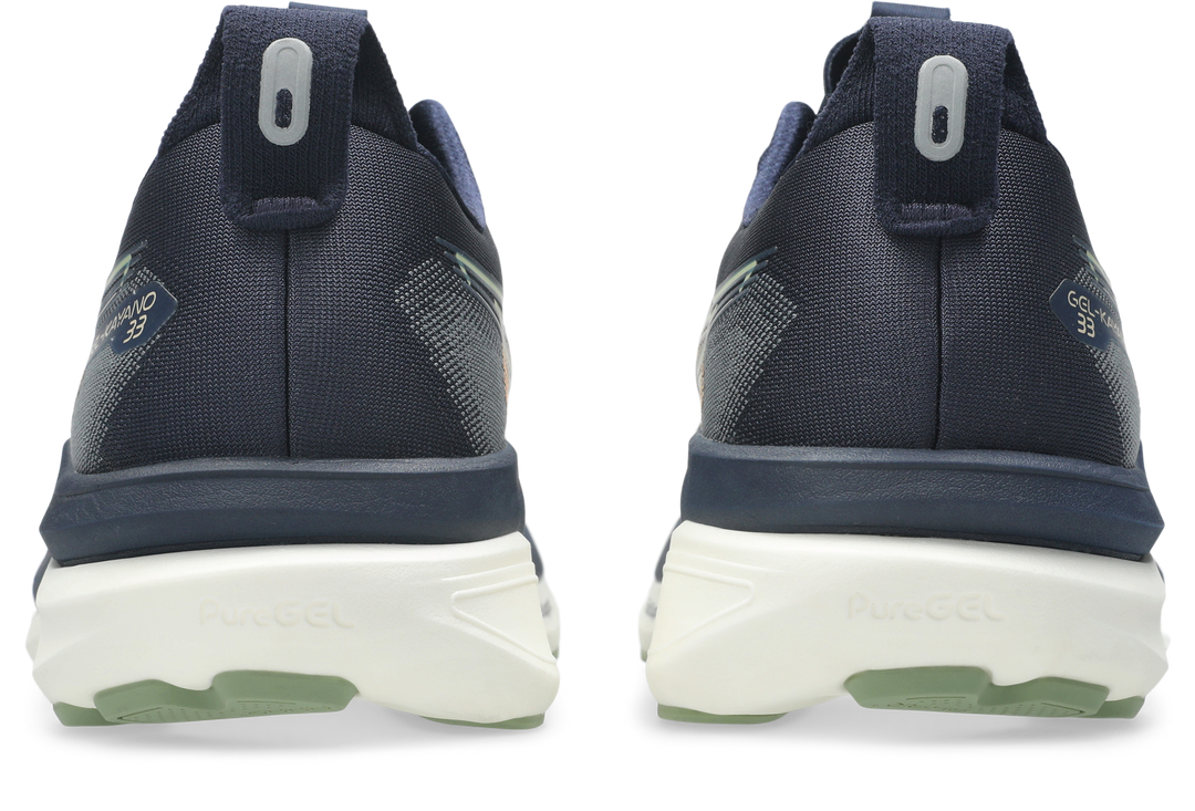Asics Mens Gel Kayano 33 - Midnight/Khaki Green - Stability - AW26