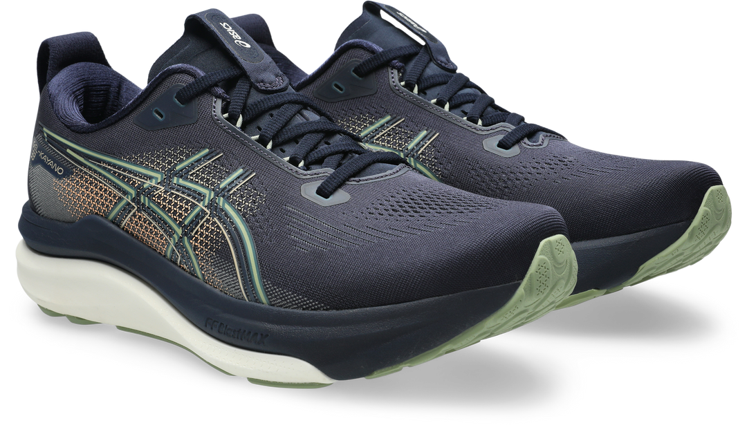 Asics Mens Gel Kayano 33 - Midnight/Khaki Green - Stability - AW26