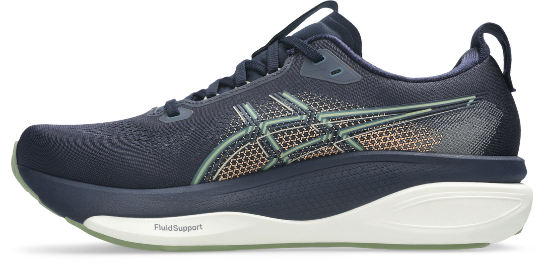 Asics Mens Gel Kayano 33 - Midnight/Khaki Green - Stability - AW26