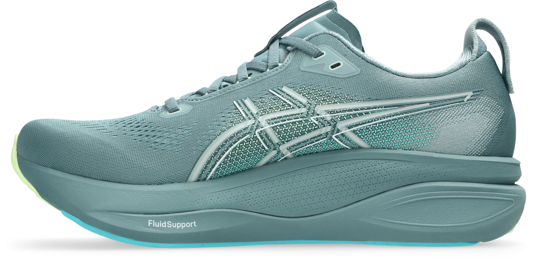 Asics Mens Gel Kayano 33  - Foggy Teal/Illuminate Yellow - Stability - AW26