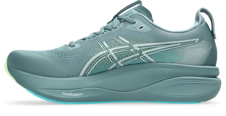 Asics Mens Gel Kayano 33  - Foggy Teal/Illuminate Yellow - Stability - AW26