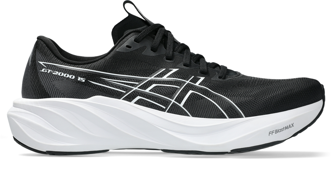 Asics Mens GT-2000 15 - Black/White - Stability - AW26