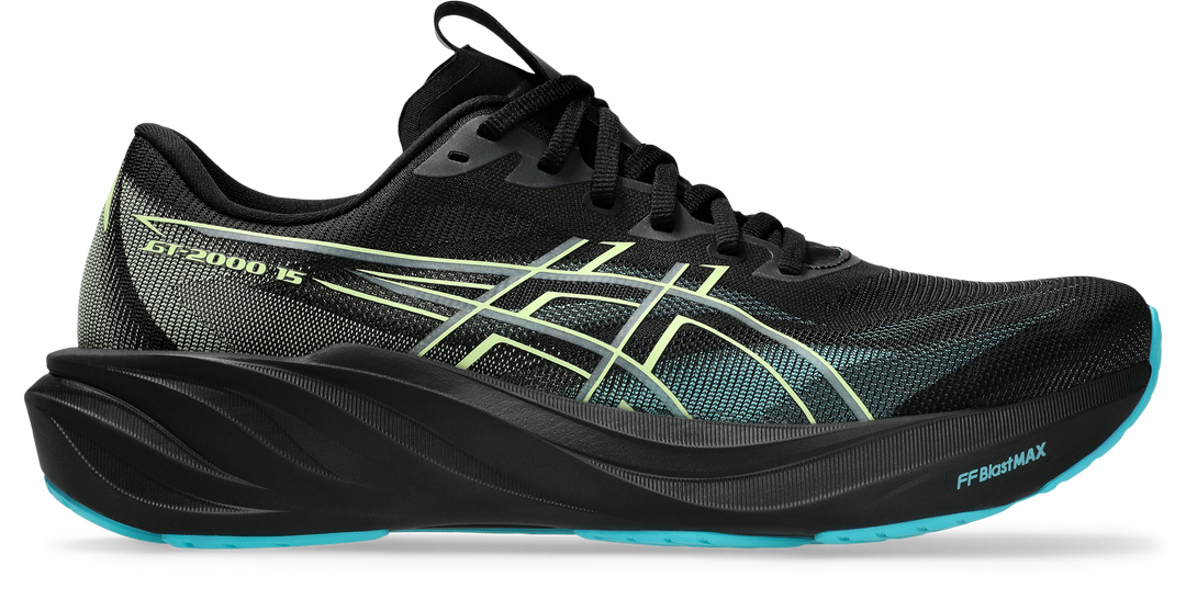 Asics Mens GT-2000 15 - Black/Energy Aqua - Stability - AW26