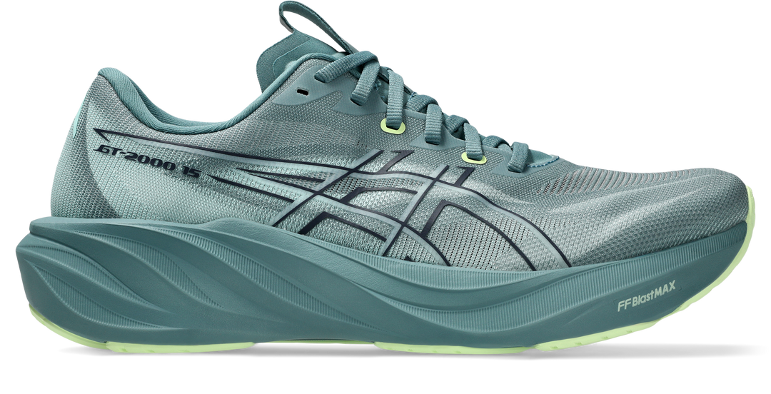 Asics Mens GT-2000 15 - Foggy Teal/Illuminate Yellow - Stability - AW26