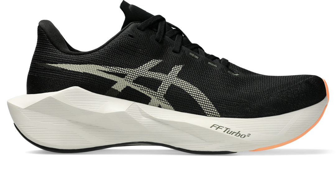 Asics Mens Novablast 6 - Black/Khaki - Neutral - AW26