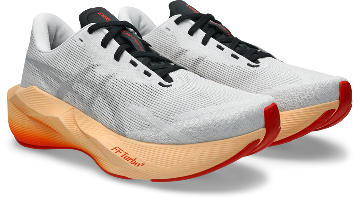 Asics Mens Novablast 6 Ignite - White/Vivid Coral - Neutral - AW26