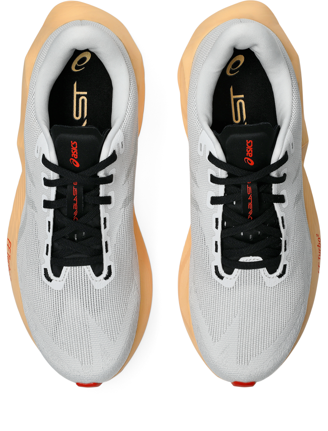 Asics Mens Novablast 6 Ignite - White/Vivid Coral - Neutral - AW26