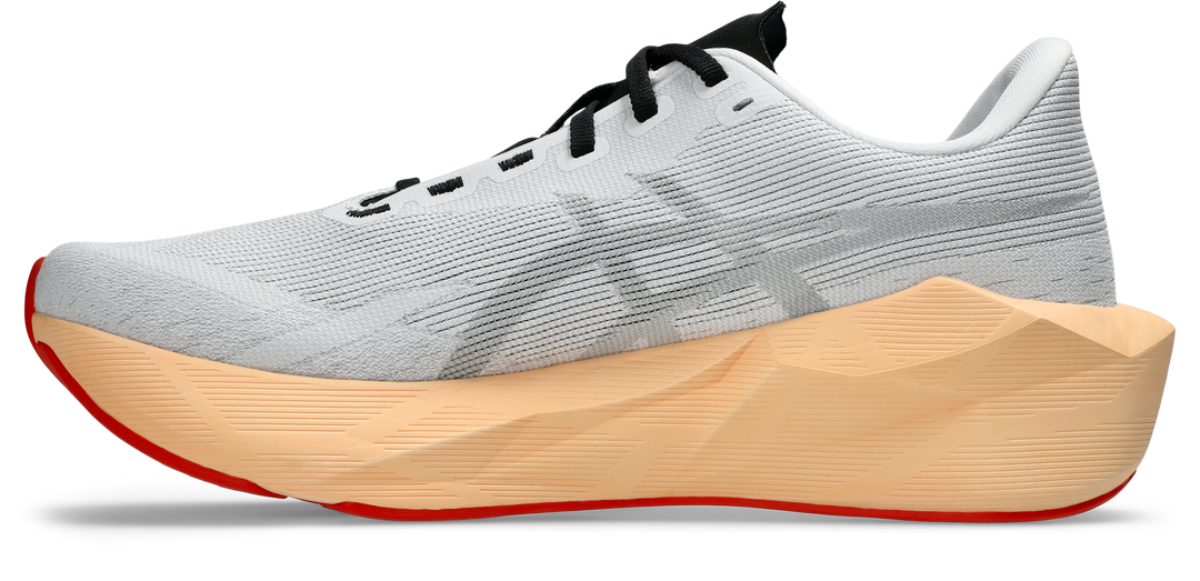 Asics Mens Novablast 6 Ignite - White/Vivid Coral - Neutral - AW26