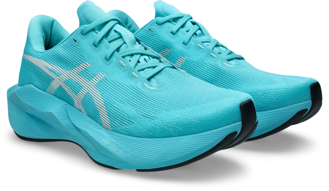 Asics Mens Novablast 6 - Energy Aqua/White - Neutral - AW26