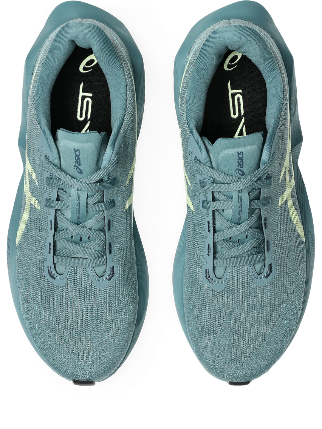 Asics Mens Novablast 6 - Foggy Teal/Illuminate Yellow - Neutral - AW26