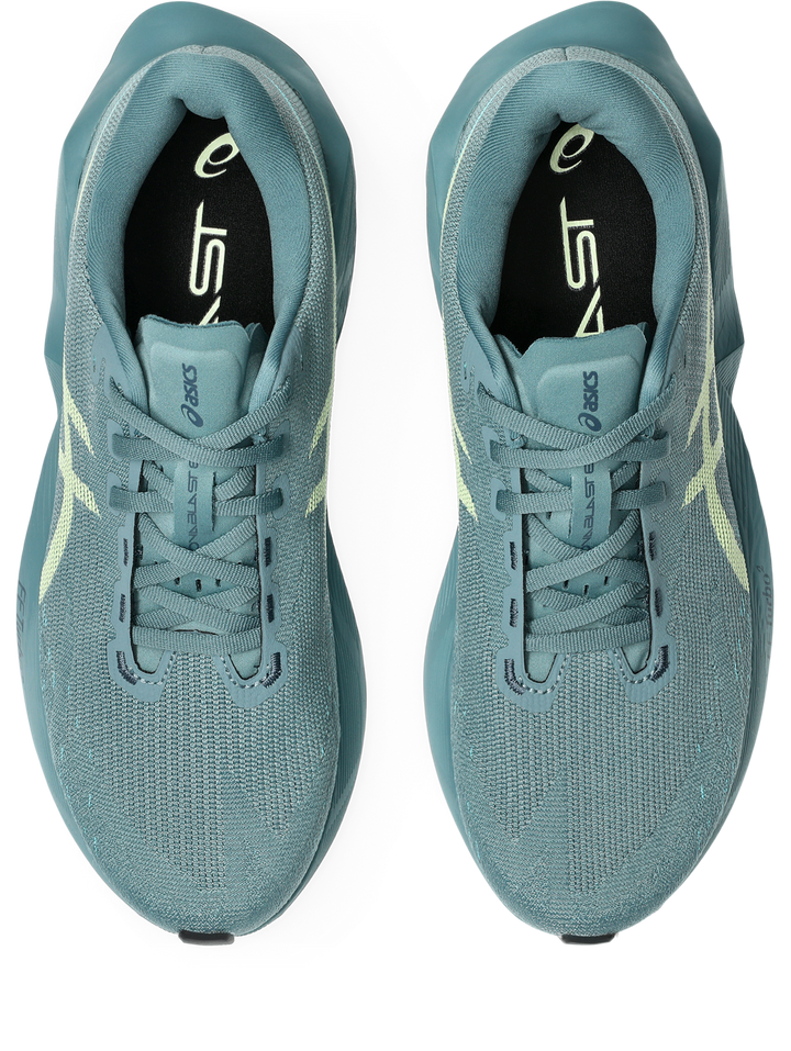 Asics Mens Novablast 6 - Foggy Teal/Illuminate Yellow - Neutral - AW26