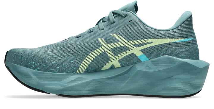Asics Mens Novablast 6 - Foggy Teal/Illuminate Yellow - Neutral - AW26
