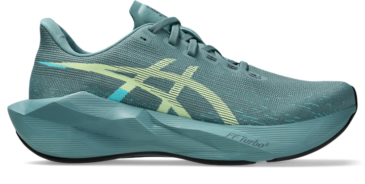 Asics Mens Novablast 6 - Foggy Teal/Illuminate Yellow - Neutral - AW26