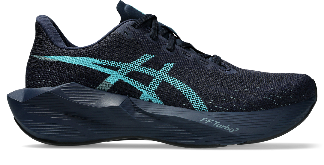 Asics Mens Novablast 6 - Midnight/Energy Aqua - Neutral - AW26