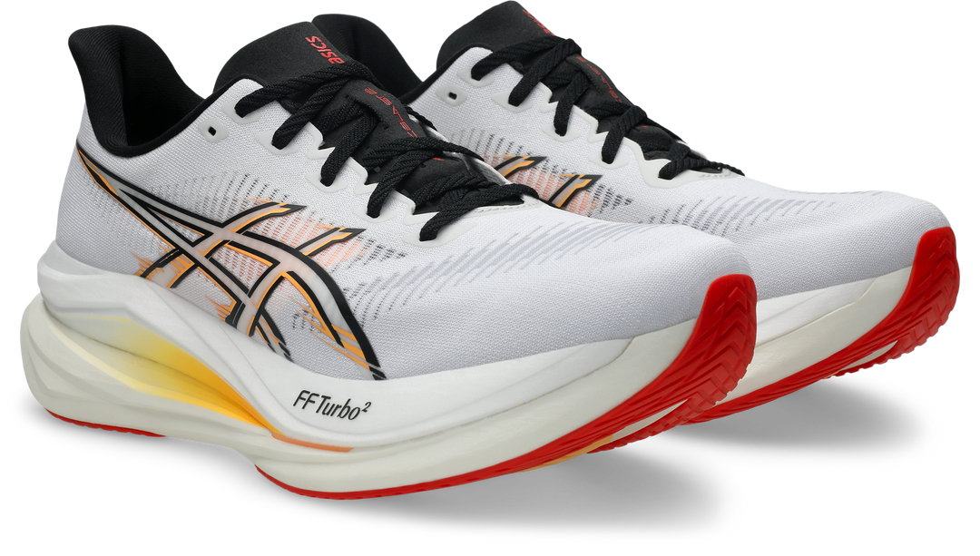 Asics Mens Sonicblast 2 Ignite - White/Stadium Orange - Neutral - AW26