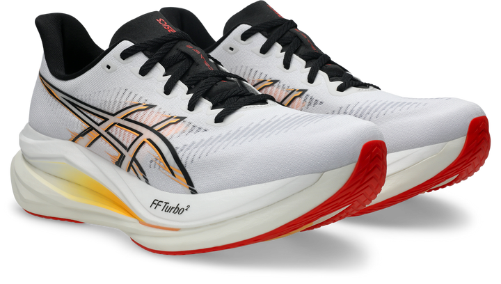 Asics Mens Sonicblast 2 Ignite - White/Stadium Orange - Neutral - AW26