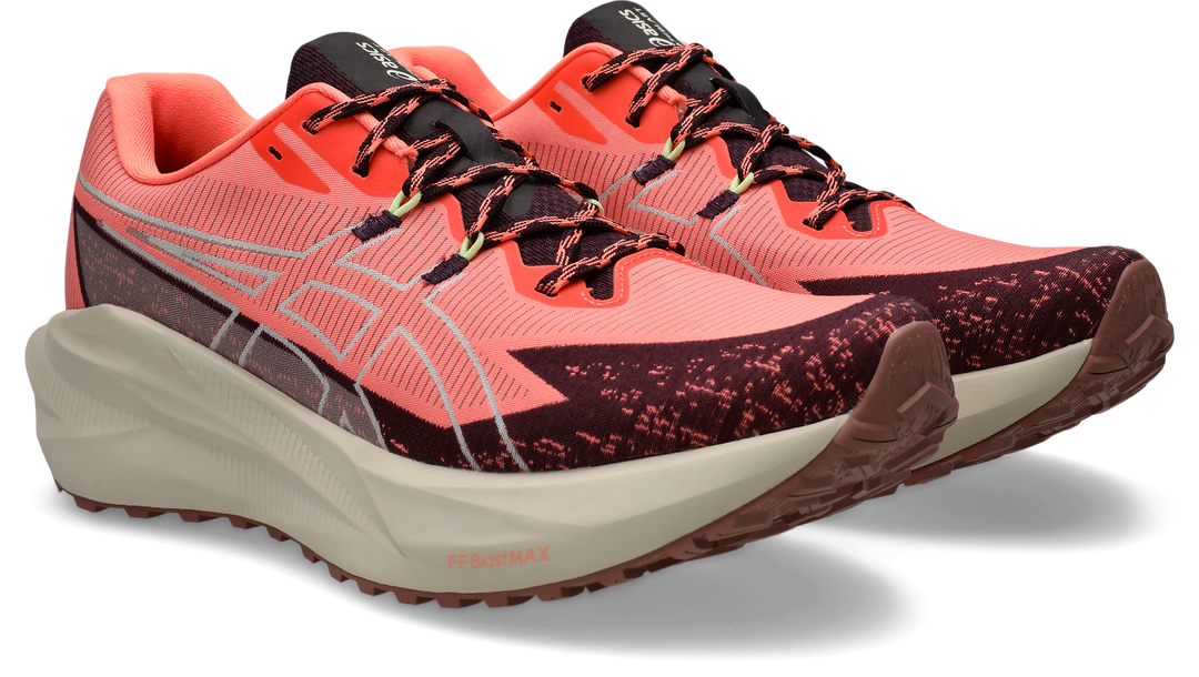 Asics Mens Blazeblast - Sun Coral/Dark Aubergine - Neutral - AW26