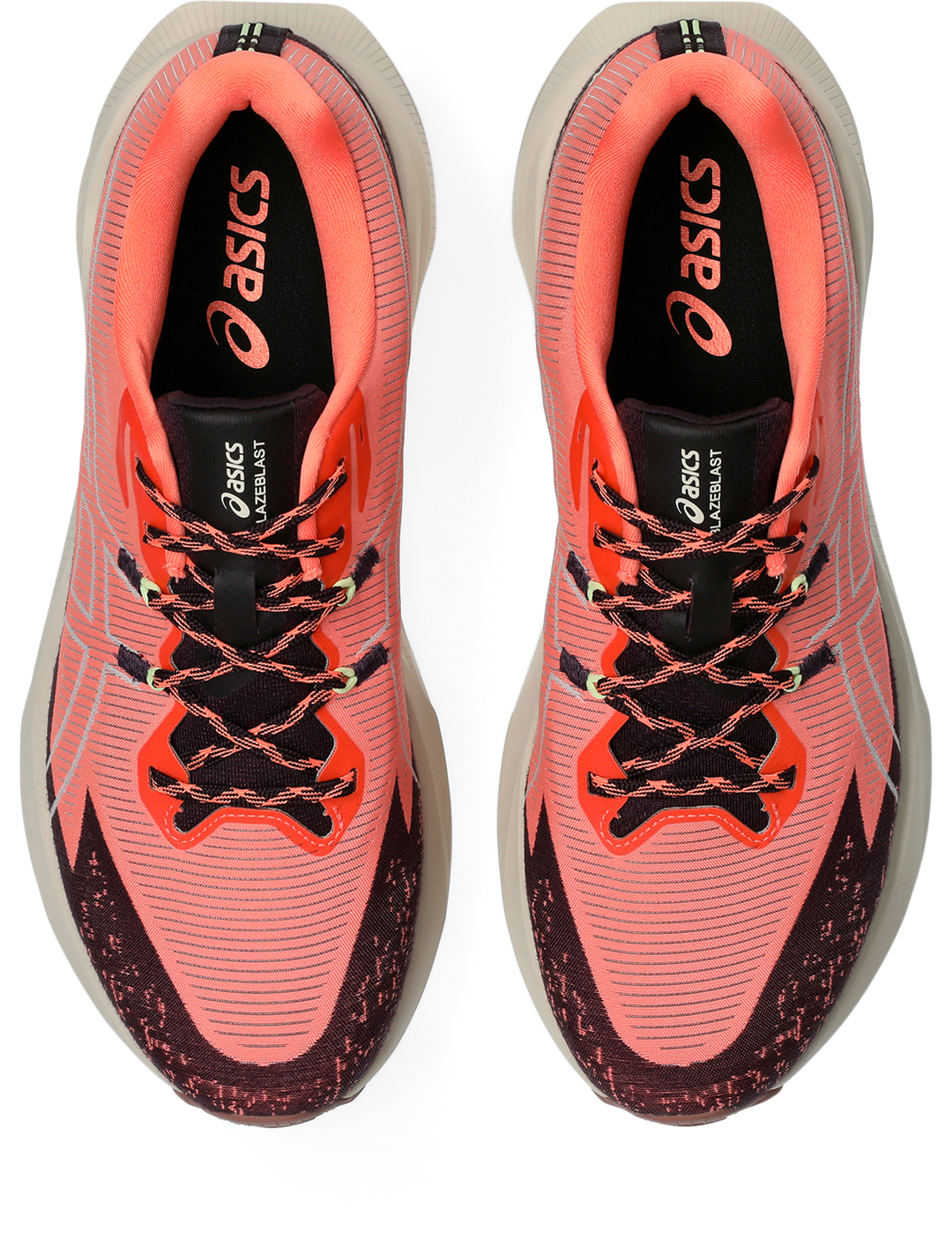 Asics Mens Blazeblast - Sun Coral/Dark Aubergine - Neutral - AW26