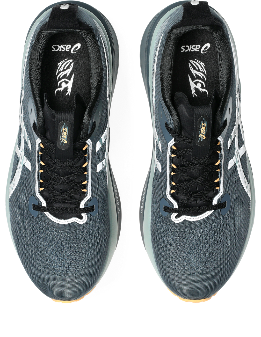 Asics Mens Gel Kayano 33 Lite-Show - Lite-Show/Orange Glow - Stability - AW26
