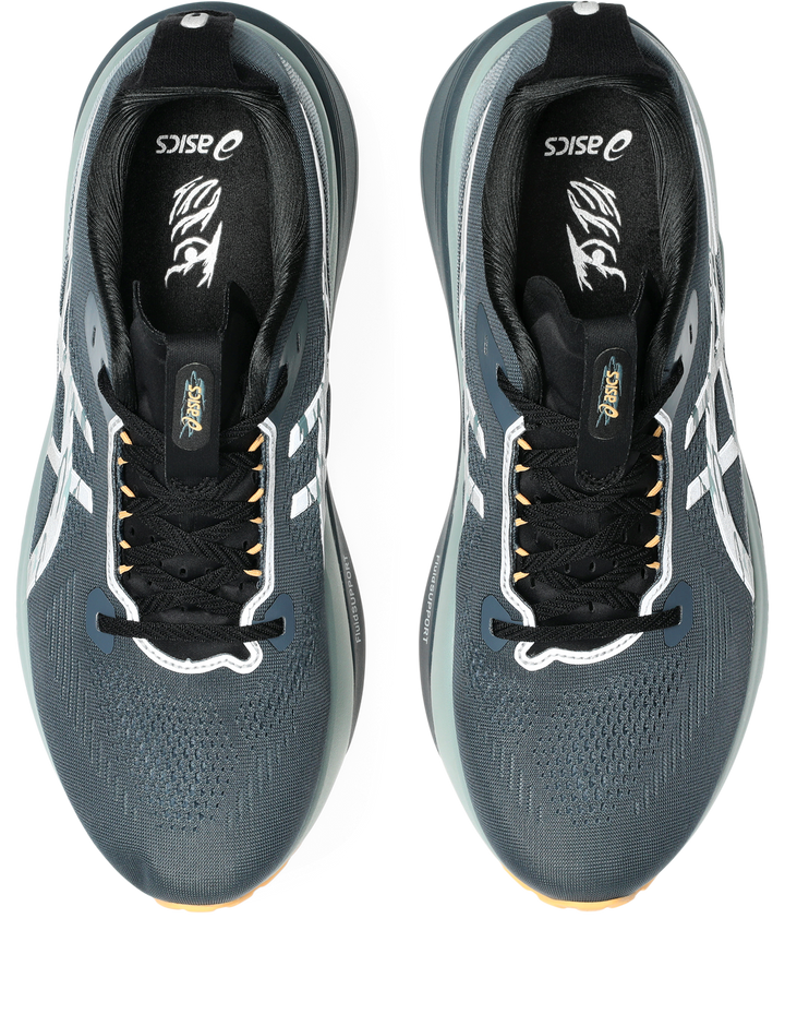 Asics Mens Gel Kayano 33 Lite-Show - Lite-Show/Orange Glow - Stability - AW26