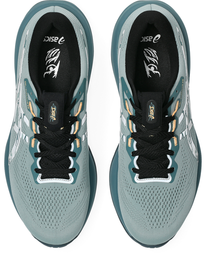 Asics Mens Gel Cumulus 28 Lite-Show - Lite-Show/Orange Glow - Neutral - AW26