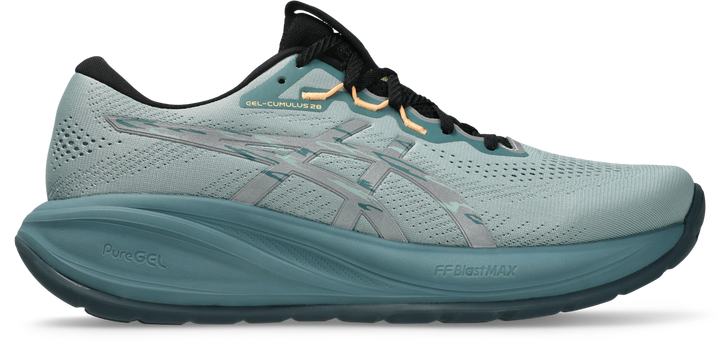 Asics Mens Gel Cumulus 28 Lite-Show - Lite-Show/Orange Glow - Neutral - AW26